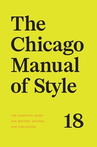 Amazon.com: The Chicago Manual of Style: The Essential Guide for
